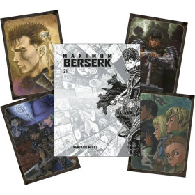 BERSERK MAXIMUM 21 (Portada alternativa + 4 postales)