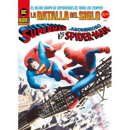 Superman vs El Asombroso Spiderman. Portada Alex Ross