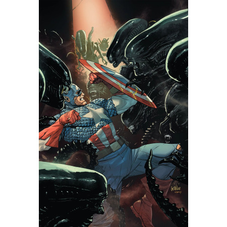 Alien vs. Capitán América
